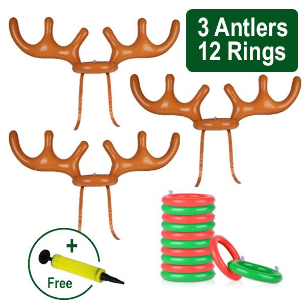 Inflatable Reindeer Antler Ring Toss 8