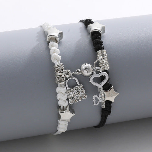 Magnetic Heartbeat Couple Bracelets view 7