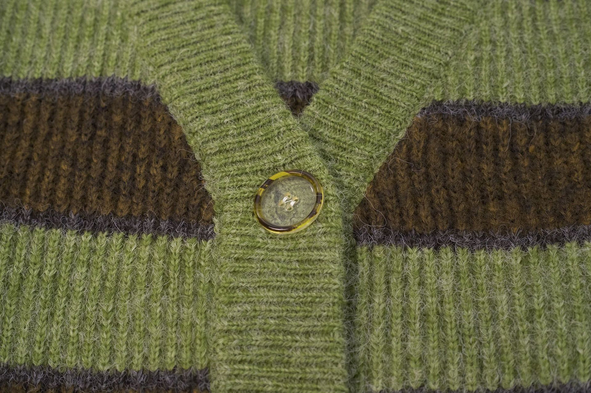 Women's Striped Knit Cardigan - view 9