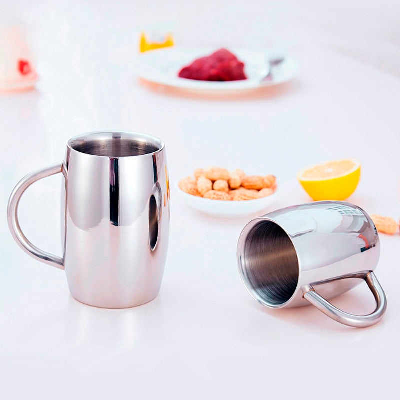 Double-wall insulated stainless steel tumbler mug – view 4