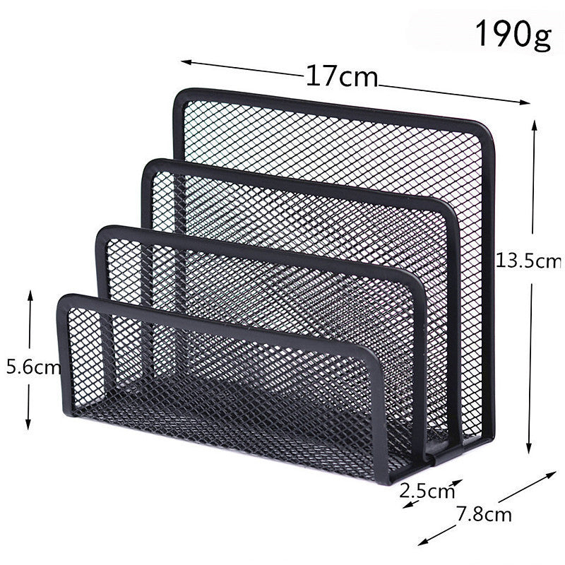 3-Tier Mesh File Sorter detail