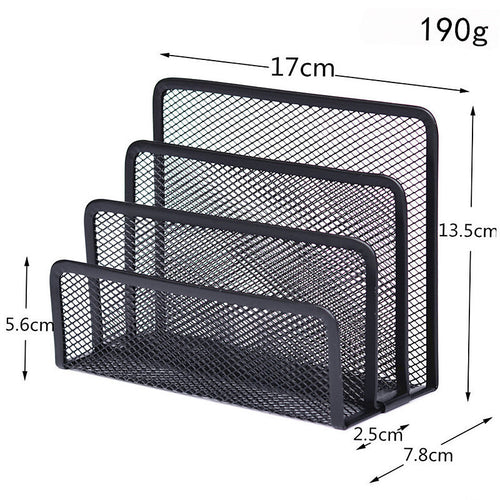 3-Tier Mesh File Sorter detail