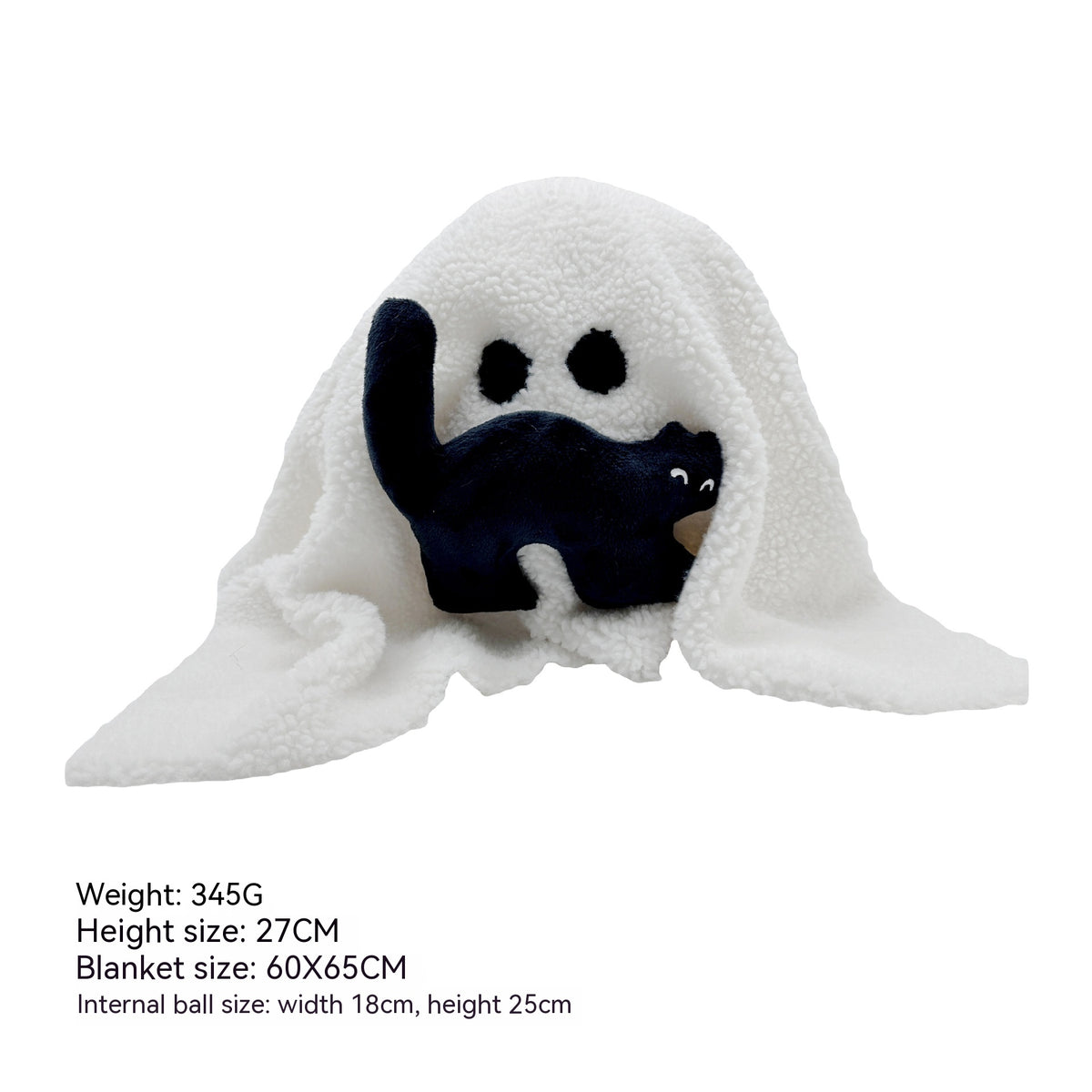 Halloween ghost plush doll – view 1