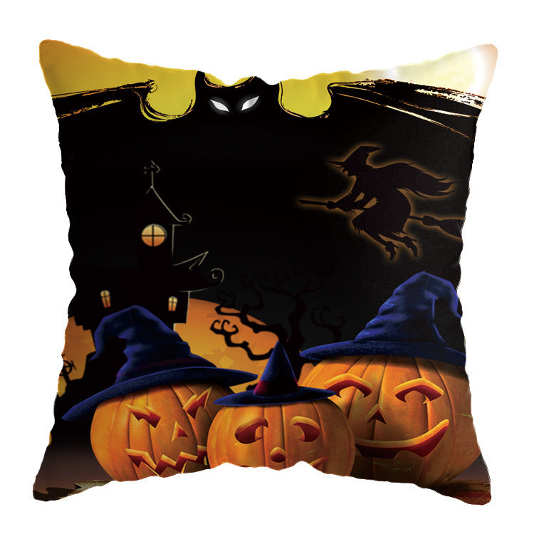 Halloween Linen Pillow Cover – view 9