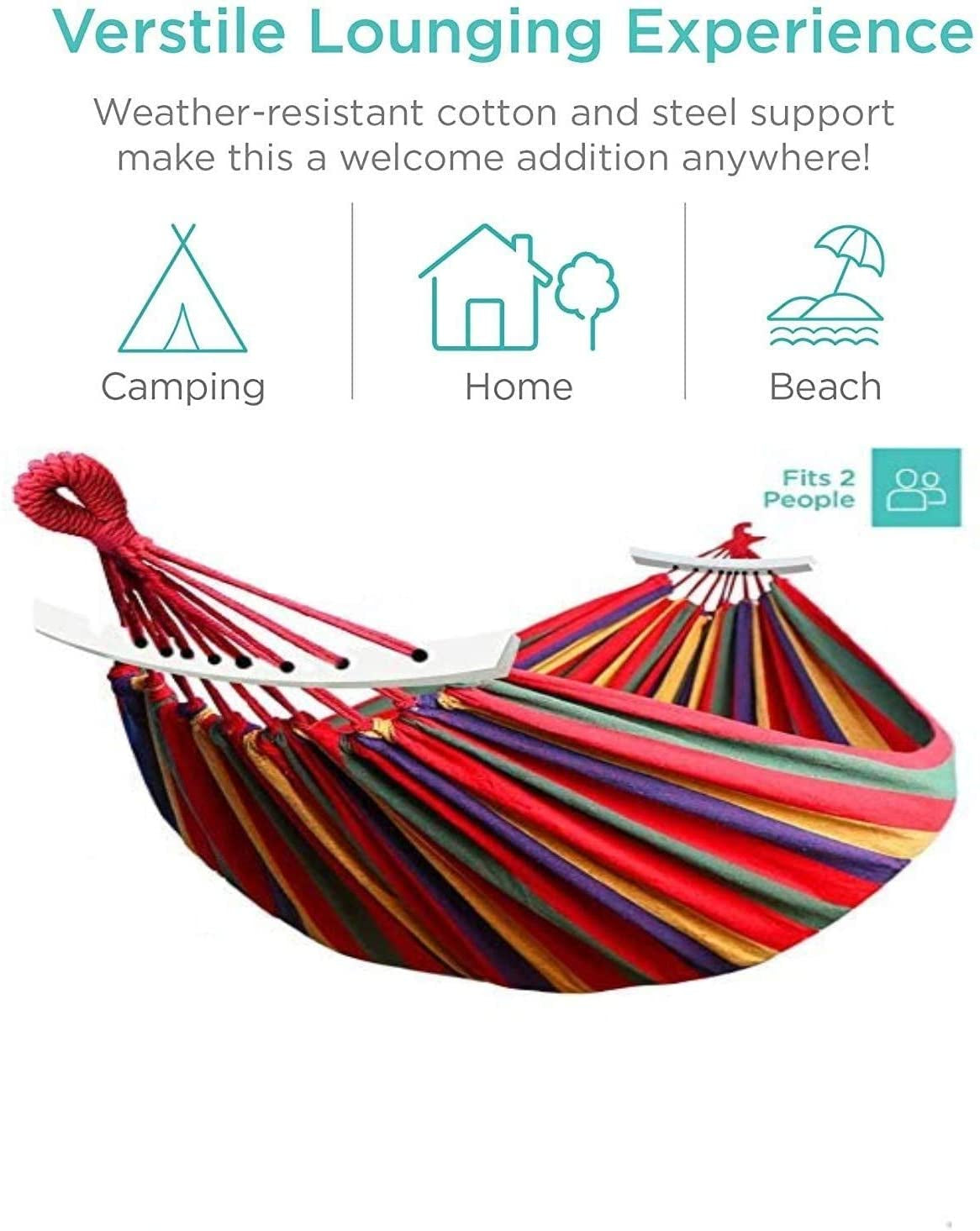 Striped Canvas Camping Hammock - view 6
