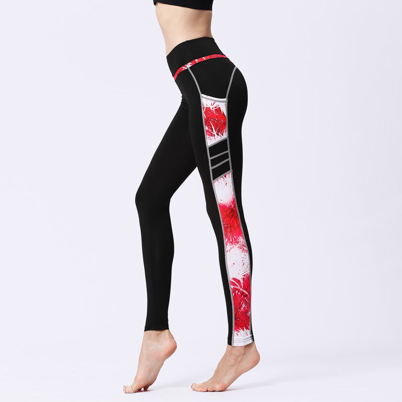Women's printed yoga leggings – view 4