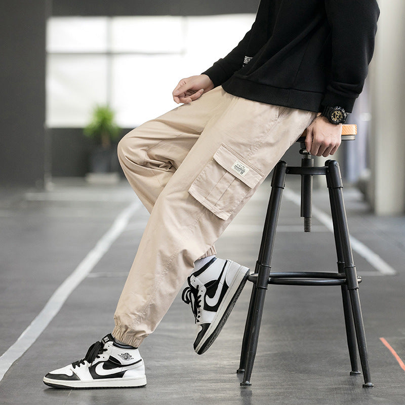 Men's Cotton Cargo Jogger Pants – view 5