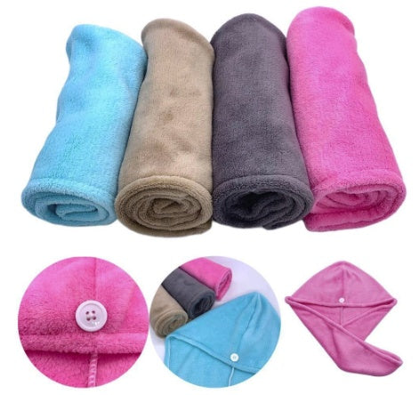 Microfiber Hair Drying Towel Wrap