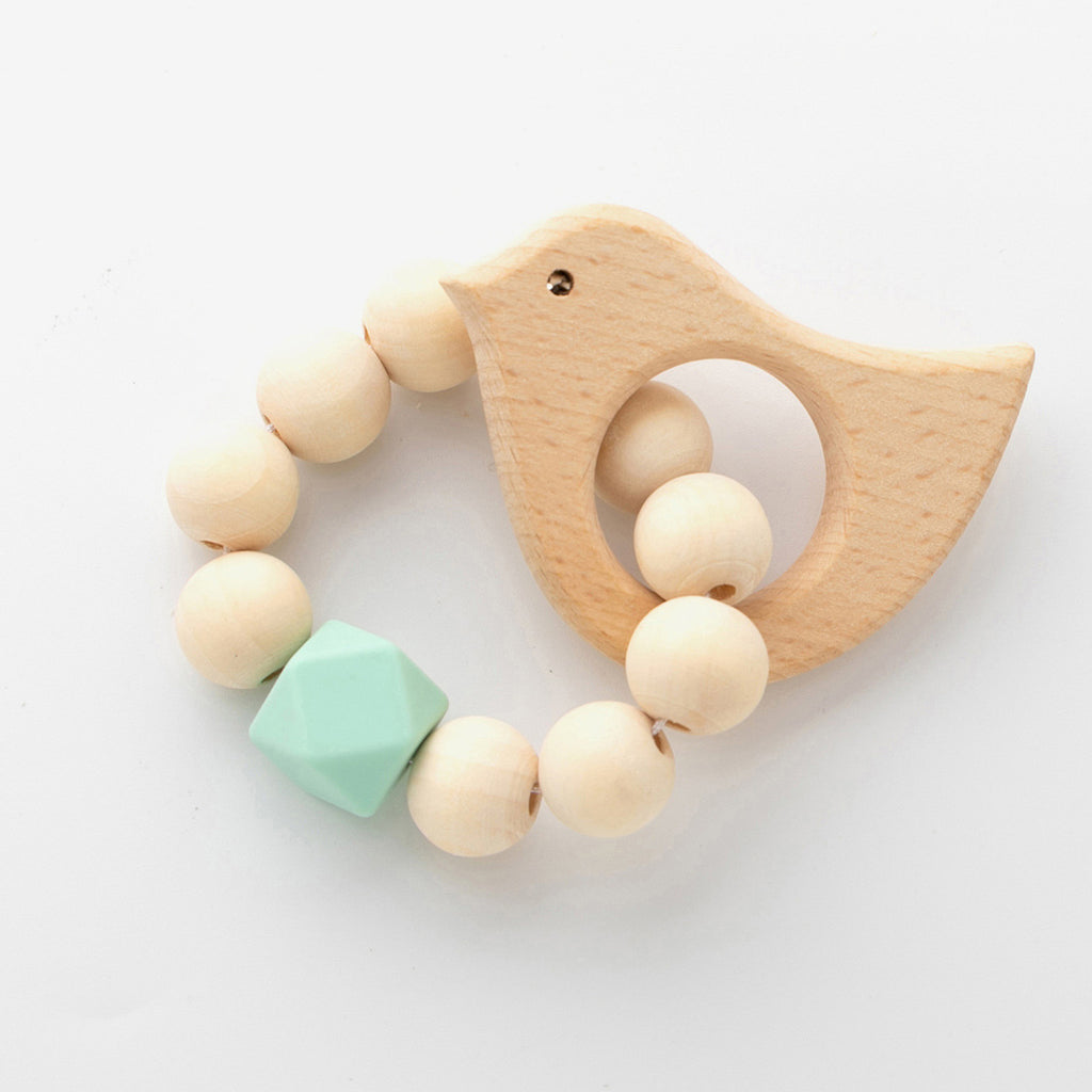 Wooden Bead Teether Rattle 2