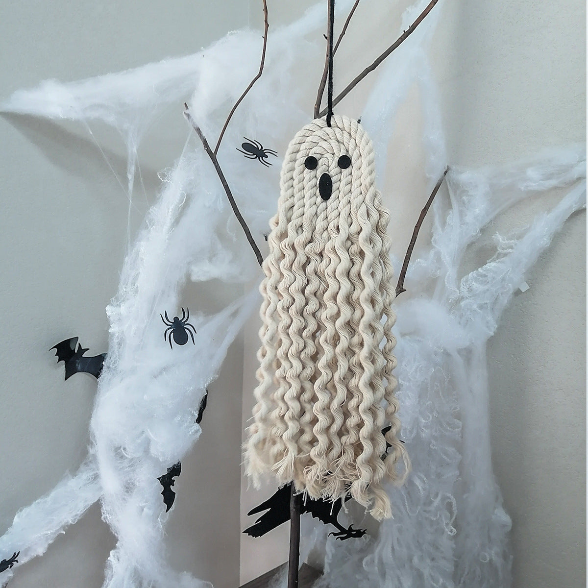 Macramé Ghost Hanging Wall Decoration – view 3