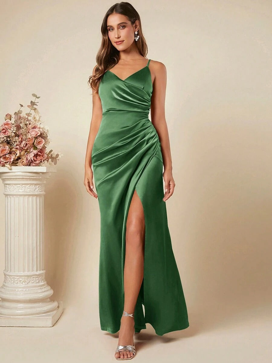 Satin Slip Dress view 3