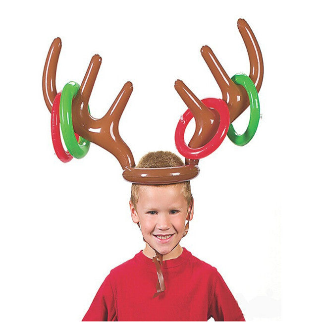 Inflatable Reindeer Antler Ring Toss 1