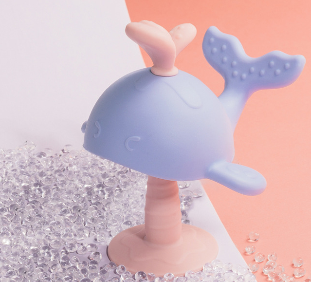 Whale Silicone Baby Teether 3