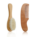 Wooden Baby Brush and Comb Set 1