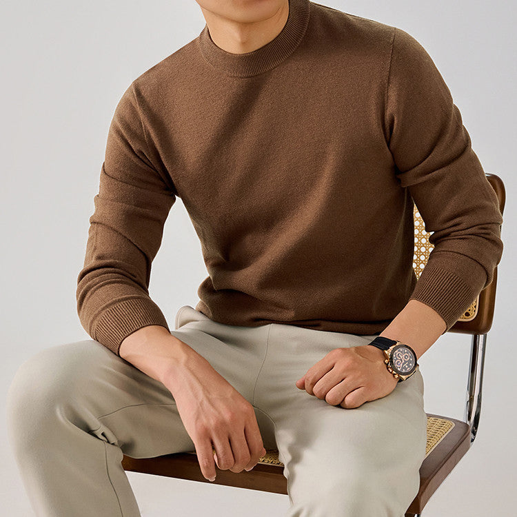 Men's Soft Knit Crew Neck Sweater - view 4