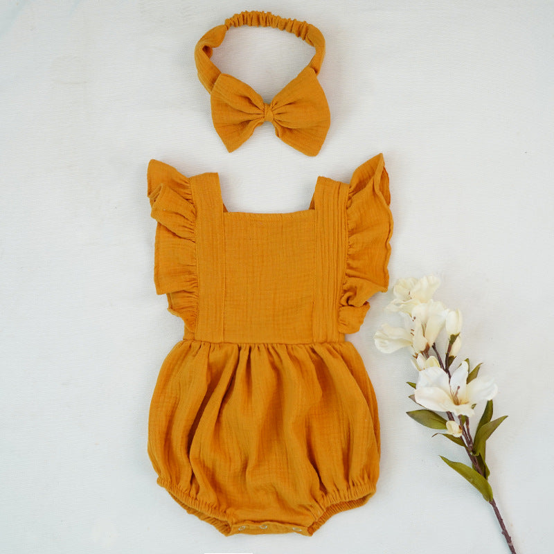 Ruffled Baby Romper