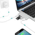 Compact USB-C multiport hub converter for laptop