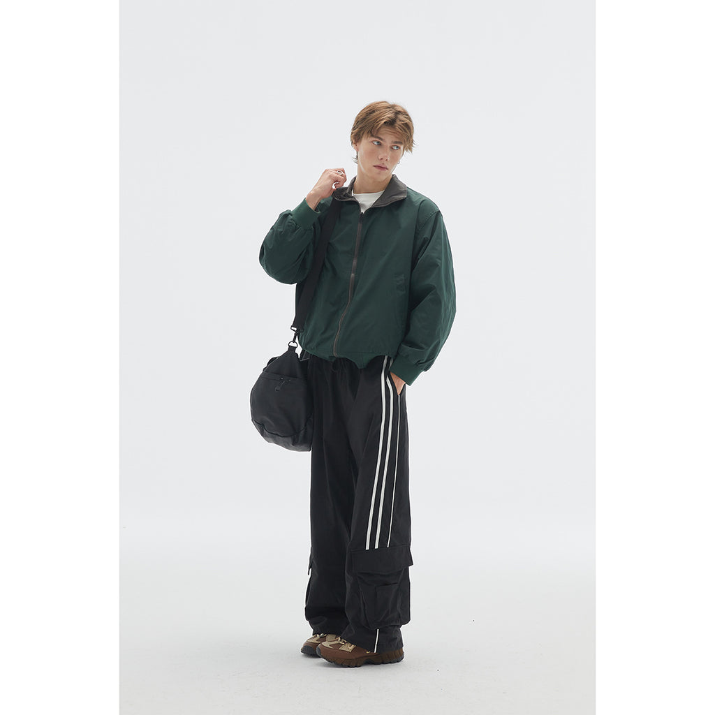 Unisex Side-Stripe Straight Track Pants - view 3