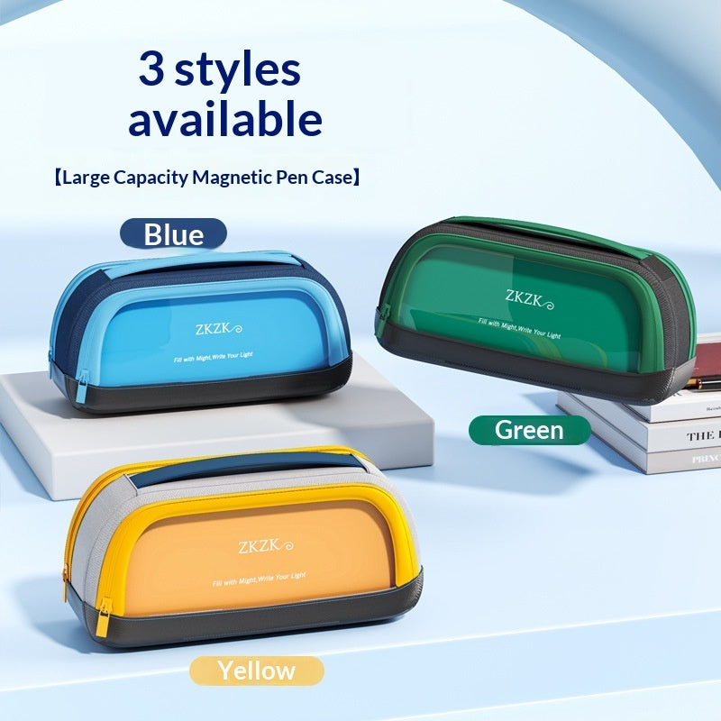 Large pencil case organizer closed