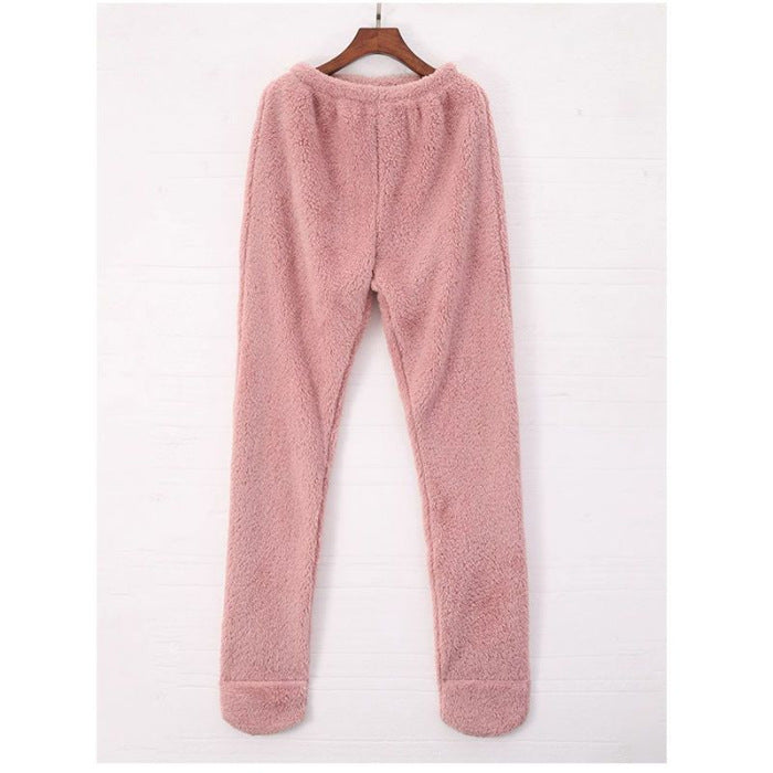 Women's Coral Fleece Footed Lounge Pants – view 3