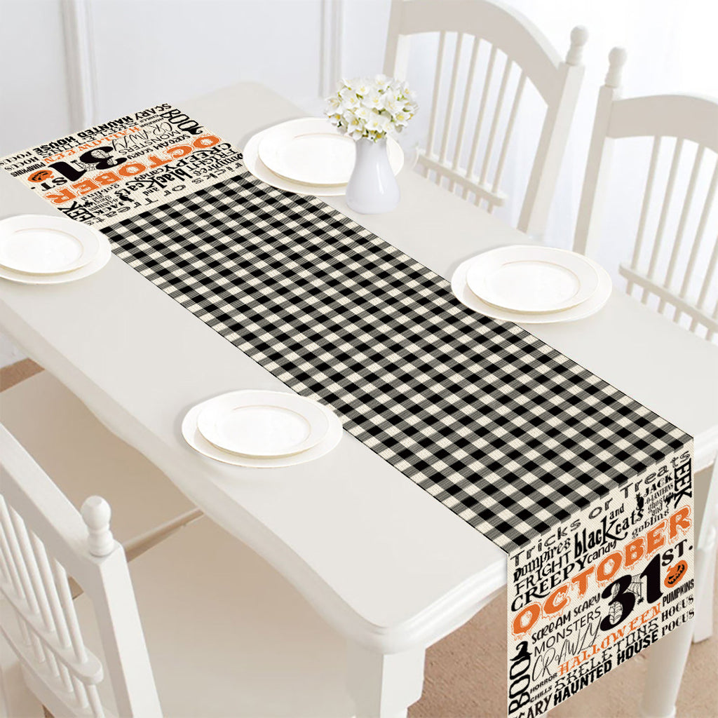 Halloween table runner – view 4