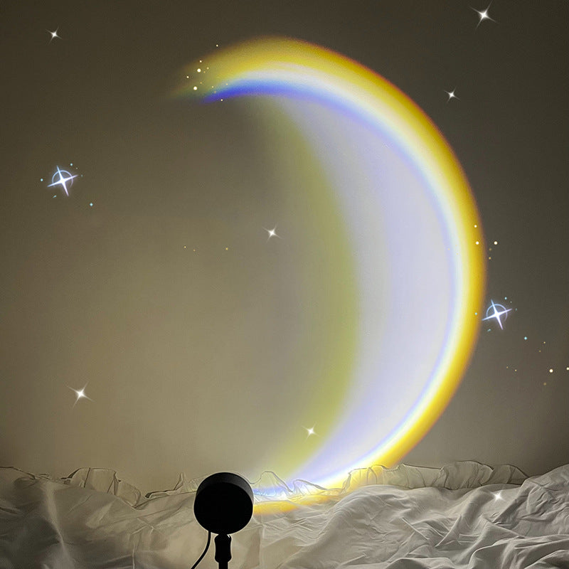 USB Moon Sunset Projection Lamp 4
