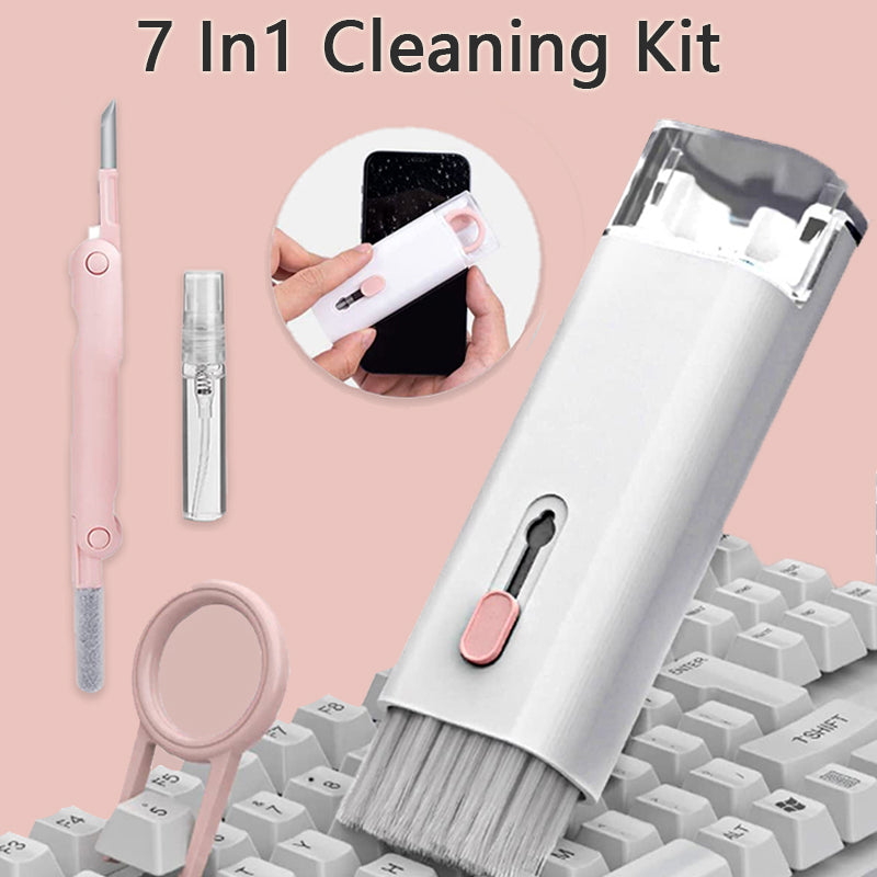 Multifunction headset and keyboard cleaning pen tool set