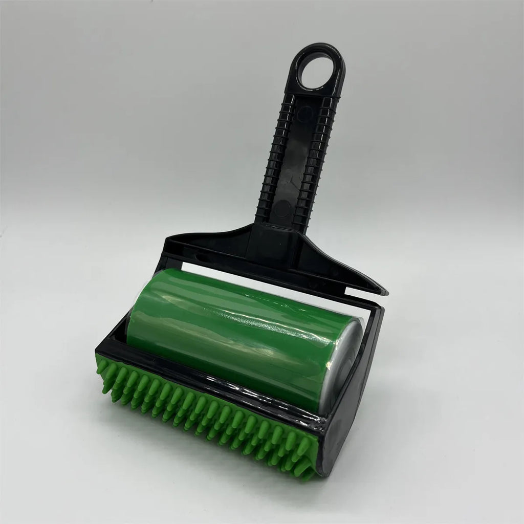 Washable reusable lint and pet hair remover roller