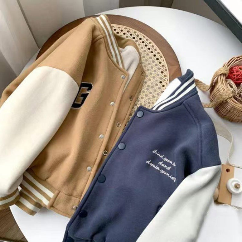 Kids' Varsity Fleece Jacket - view 3