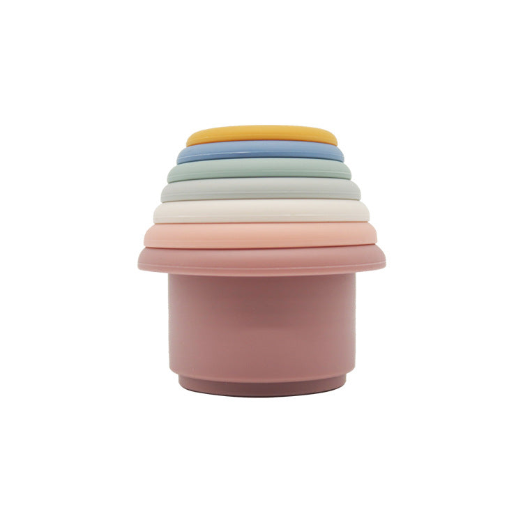 Silicone Stacking Cups 4