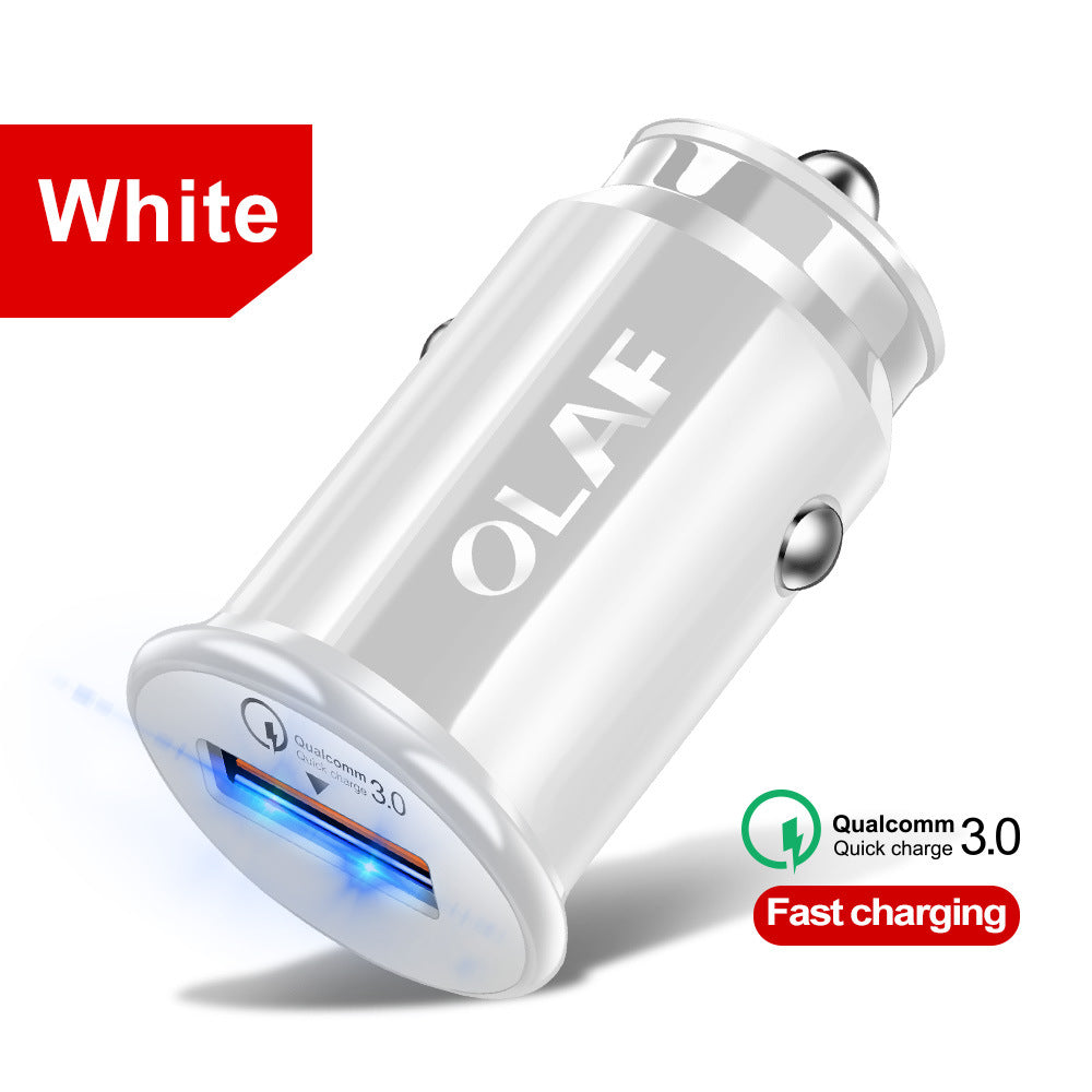 Light-up single-port USB car phone charger – view 2