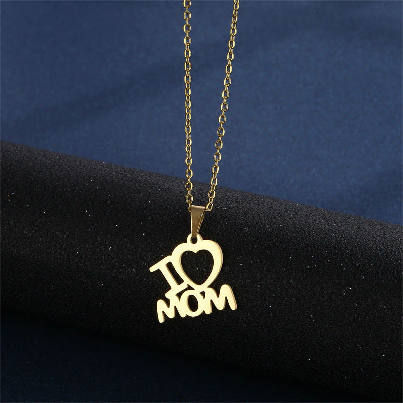 Close-up of gold-tone heart pendant