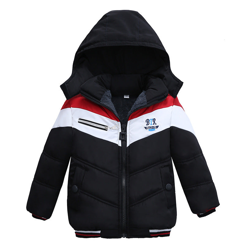 Boys' Hooded Puffer Jacket - view 5