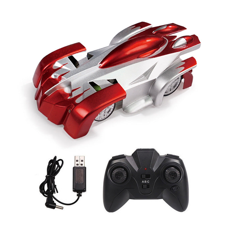 Wall-climbing remote control car