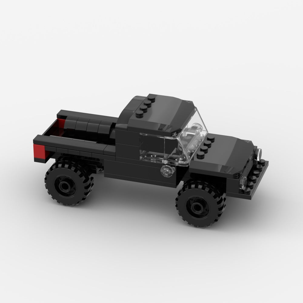 Pickup truck building block set