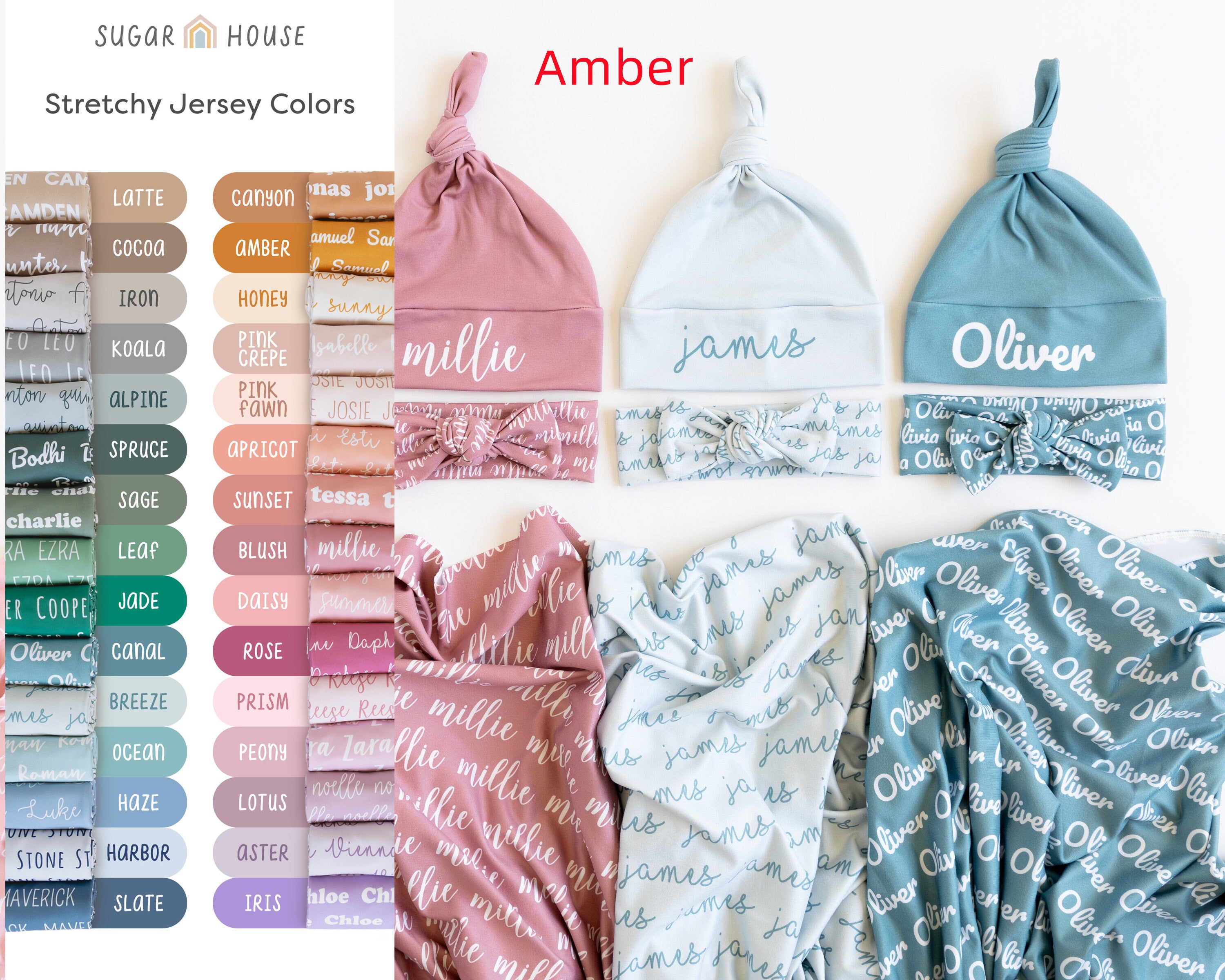 Baby Swaddle Blanket detail