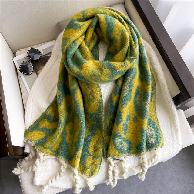 Solid soft shawl scarf for women