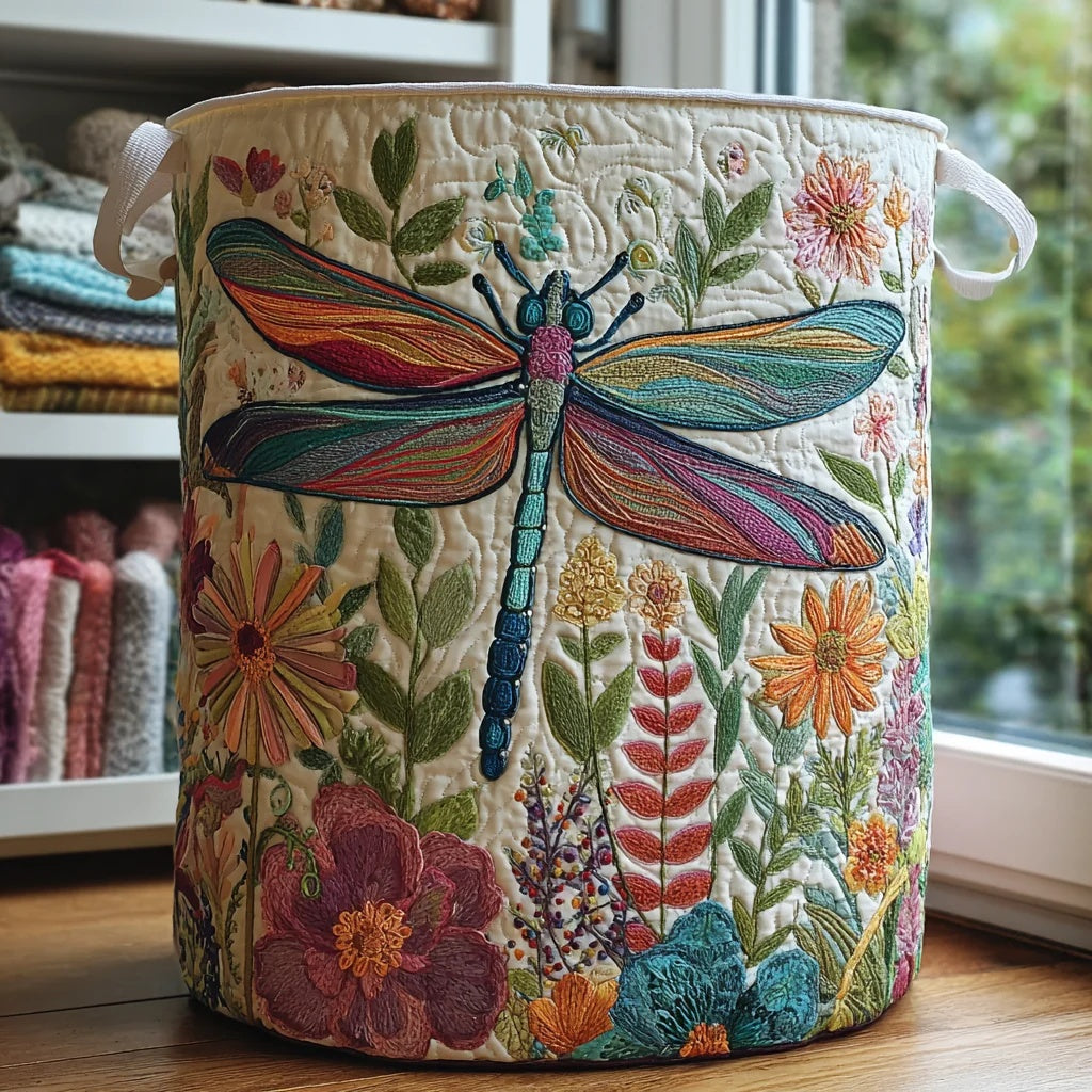 Quilted Laundry Hamper