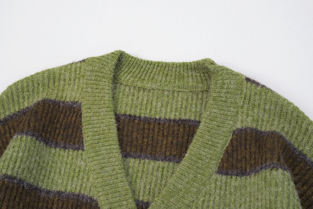 Women's Striped Knit Cardigan - view 7