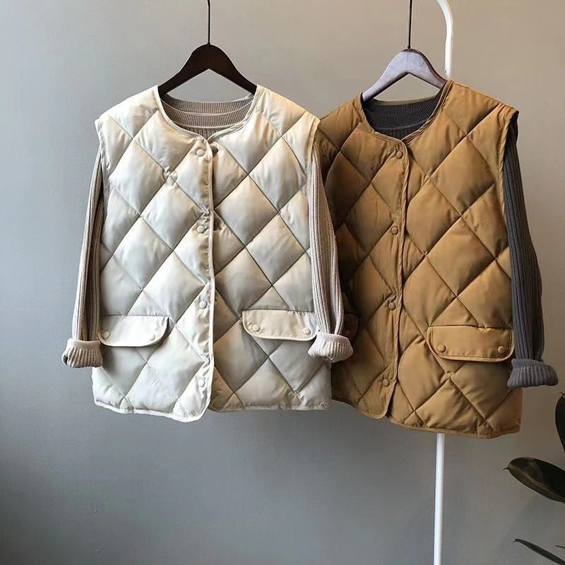 Women's Quilted Puffer Vest - view 9
