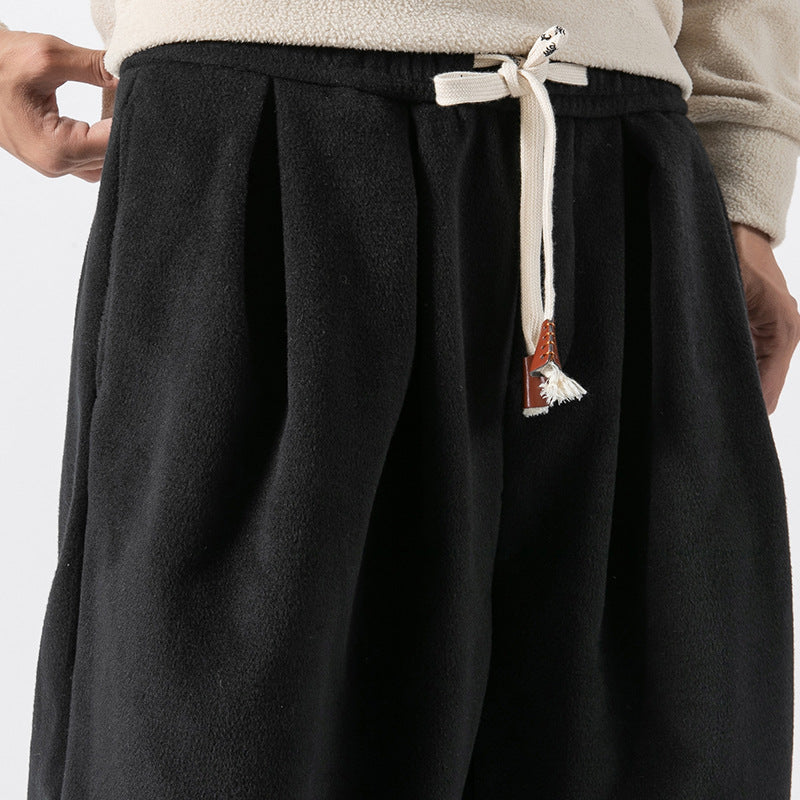 Men's Relaxed Cotton Jogger Pants, Plus Sizes - view 4