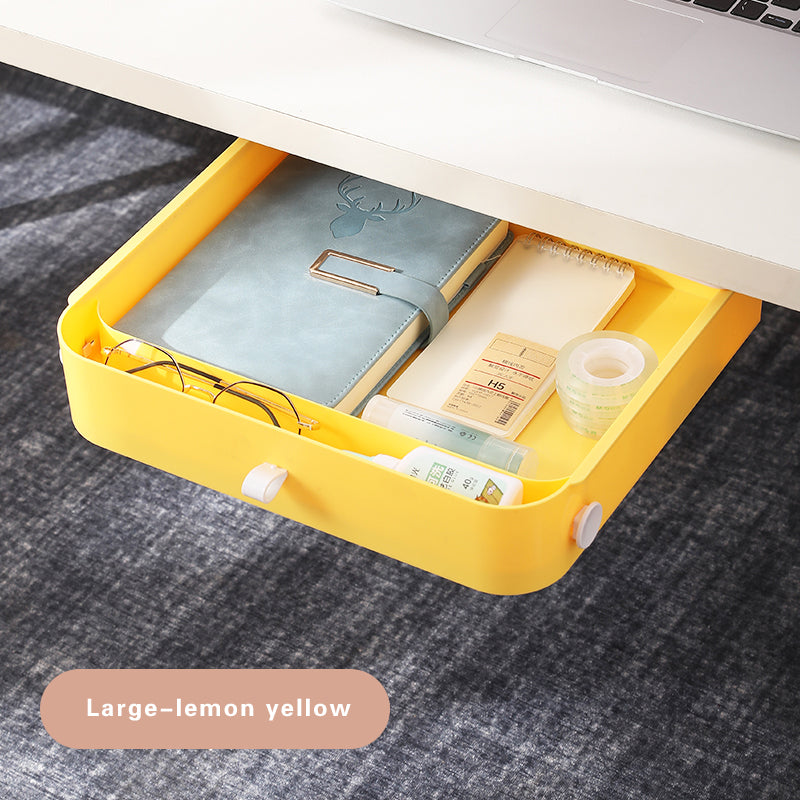 Under-Desk Stick-On Storage Drawer 8