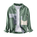 Men's Cotton Patchwork Shirt Jacket - view 4