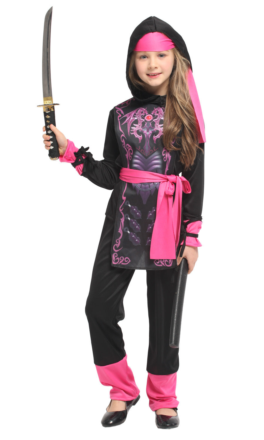 Kids' samurai Halloween costume – view 4