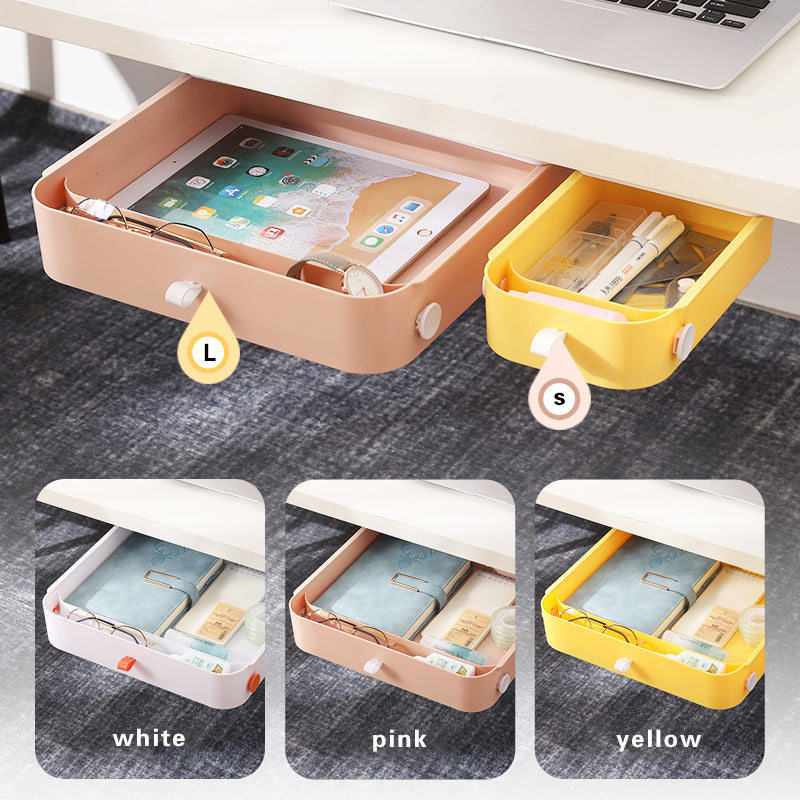 Under-Desk Stick-On Storage Drawer 3