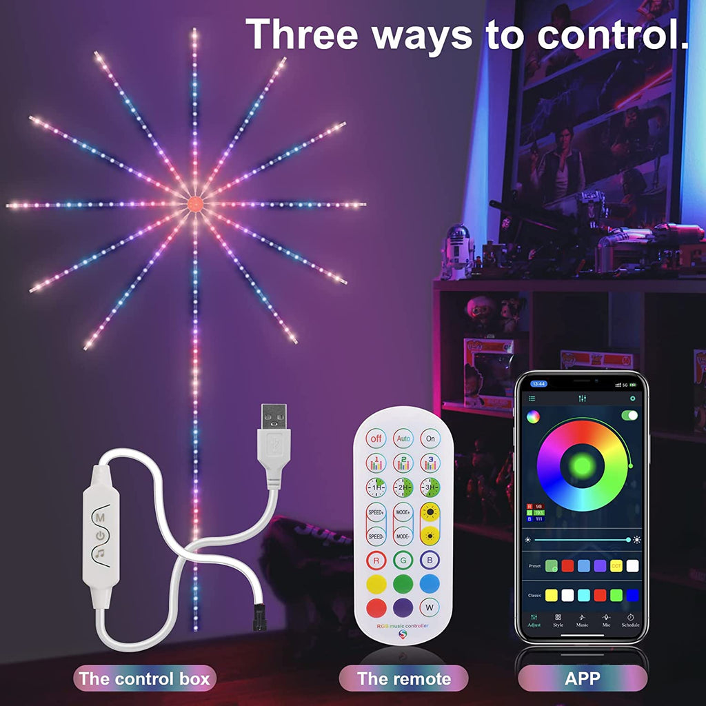 Firework LED Room Light view 3