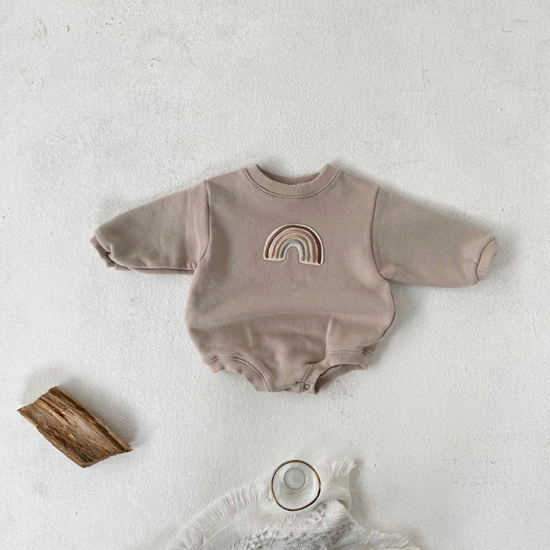 Baby Rainbow Long Sleeve Romper – view 3