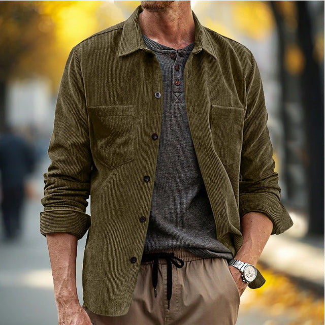 Men's Corduroy Shirt Jacket - view 5