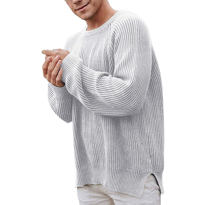 Men's Ribbed Crew Neck Pullover Sweater – view 3