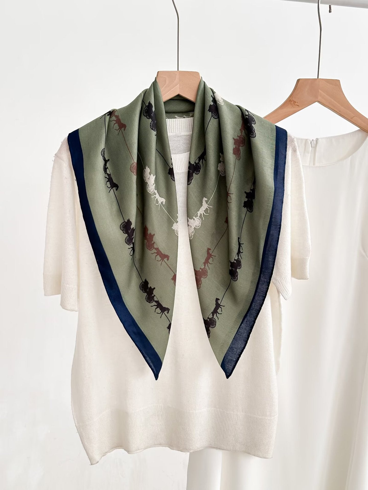 Vintage Square Scarf view 6